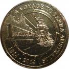 1 Dollar  - Elizabeth II ("A Voyage to Terra Australis")