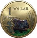 1 Dollar - Elizabeth II (Wombat)