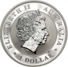 1 Dollar - Elizabeth II (Australian Kookaburra)
