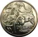 1 Dollar - Elizabeth II (50th Anniversary of Decimal Currency)