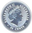 50 Cents - Elizabeth II ("Lunar Year Series" Silver Bullion Coinage)