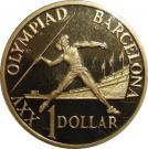 1 Dollar - Elizabeth II (Barcelona Olympics)