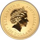 100 Dollars - Elizabeth II ("Lunar Year Series" Gold Bullion Coinage)