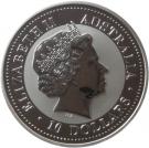 10 Dollars - Elizabeth II (Australian Kookaburra)