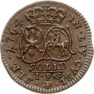 1 Solidus - Ernst Johann Biron (Mitau)