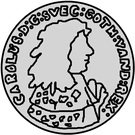 ¼ Dalderi - Carl XI