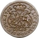 1 Solidus - Carl of Saxony (Mitau)