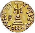 1 Solidus - Romoald II / In the name of Justinian II, 705-711 (Three steps)