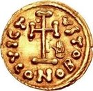 1 Tremissis - Anonymous / In the name of Justinian II, 705-711