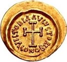 1 Tremissis - In the name of Heraclius, 610-641