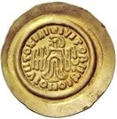 1 Tremissis - Unknown / Struck by Marinus Monertiarus