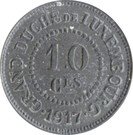 10 Centimes - LL crossed (Essai - Zinc)