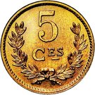 5 centimes - Charlotte (Essai)