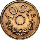 10 Centimes - Marie-Adelaïde (Essai)