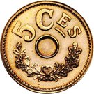 5 Centimes - Marie-Adelaïde (Essai)