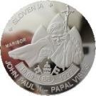 5 Kwacha (Pope John Paul II in Slovenia)