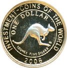 5 Kwacha (One dollar Kangaroo)