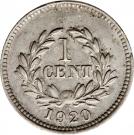 1 Cent - Charles V. Brooke Rajah