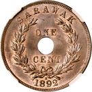 1 Cent - Charles Brooke Rajah