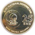 25 Sen - Agong XII (Asian Elephant)