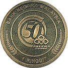 1 Ringgit - Agong XIV (Felcra Golden Jubilee)