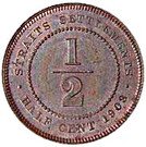 ½ Cent - Edward VII