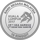 10 Ringgit (29th Southeast Asian Games and 9th ASEAN Para Games)