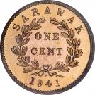 1 Cent - Charles V. Brooke Rajah
