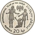 20 Rufiyaa (IYC; Piedfort)