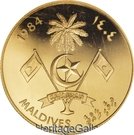 100 Rufiyaa (Disabled Persons; Gold)