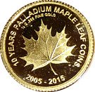 100 Francs (10 Years Palladium Maple Leaf)