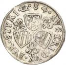 3 Kreuzer - Karl II Franz Herzherzog von Innerösterreich