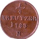 ¼ Kreutzer - Joseph II