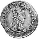 3 Kreuzer - Ferdinand II Archduke (Graz)