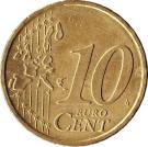 10 Euro Cent (1st map)