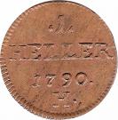 1 Heller - Joseph II / Leopold II