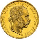 8 Florins / 20 Francs - Franz Joseph I