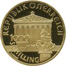 1000 Schilling (Olympic Movement; Zeus)