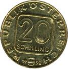 20 Schilling (200 Years of Diocese Linz)