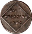 2 Pfenning - Ferdinand III of Austria-Tuscany