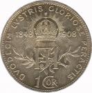 1 Corona - Franz Joseph I (Reign)