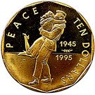 10 Dollars (50 Years after World War II)