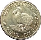 100 Rupees ("Dodo" Gold Bullion Coinage)