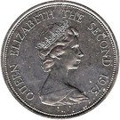 50 Rupees - Elizabeth II (Mauritius Kestrel)