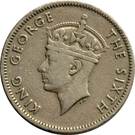 ¼ Rupee - George VI