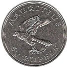 50 Rupees - Elizabeth II (Mauritius Kestrel)
