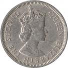1 Rupee - Elizabeth II (1st portrait)