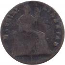 ¼ Real "Quarto/Quartilla" (State Coinage, Chihuahua)