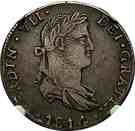 4 Reales - Fernando VII (Guadalajara - Royalist coinage)