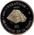10 Pesos (Veracruz - Silver Proof Issue)